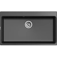Кухонная мойка Rivelato Axel Х-90 nero 87x52 см, черный