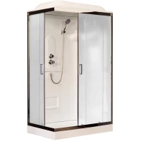 Душевая кабина 120x80x217 см Royal Bath RB8120HP1-M-CH-R матовое