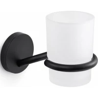 Стакан для зубных щеток Gappo G30706-6 настенный, черный матовый
