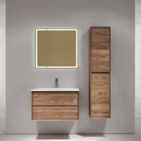 Комплект мебели Sancos Marmi 2.0 MR2.080ECH + CN7012 + MI80ECH 81 см, подвесной, дуб чарльстон