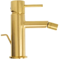 Смеситель для биде Mariani Next A22493NS12 с донным клапаном, золотой матовый