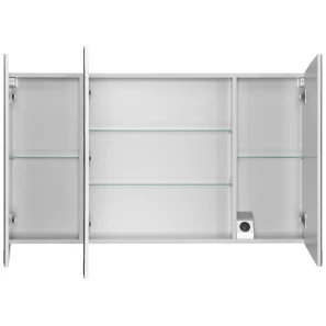 Изображение товара зеркальный шкаф 120x80 см белый акватон севилья 1a125702se010