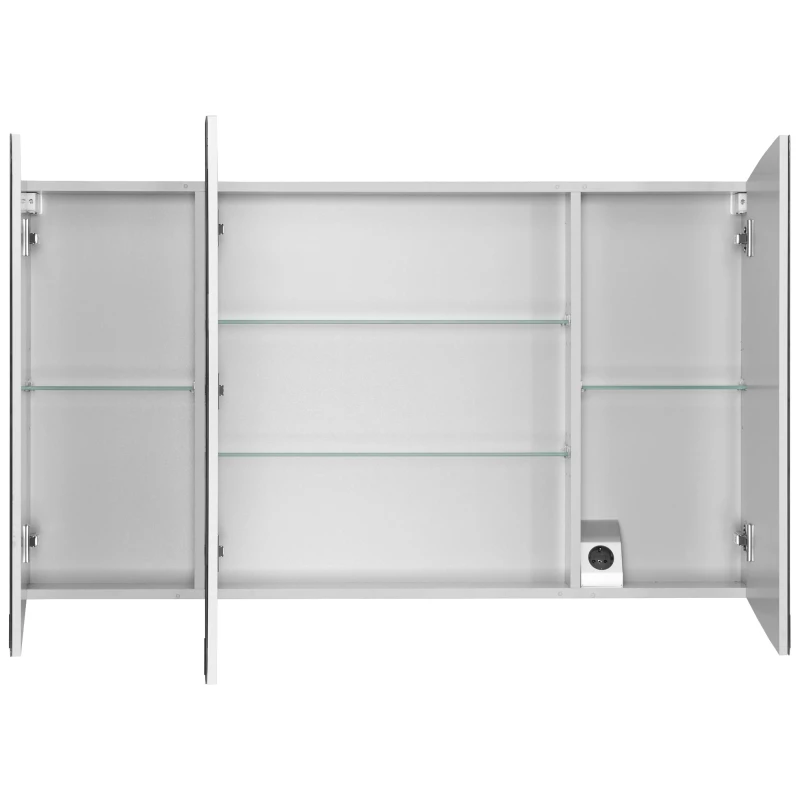 Зеркальный шкаф 120x80 см белый Акватон Севилья 1A125702SE010