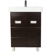 Тумба с раковиной венге 60 см Orange Таис Ta-60TUV+RA