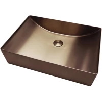 Раковина-чаша Abber Wasser Kreis AF2403MRG 49,6x34,6 см, накладная, розовое золото матовый