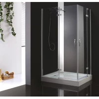 Душевой уголок Cezares Bergamo 120x90 см текстурное стекло BERGAMO-W-AH-2-120/90-P-Cr-L