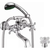 Смеситель для ванны D-Lin D130806 с душевым гарнитуром, хром