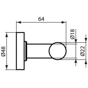 Изображение товара крючок двойной ideal standard iom a9116aa