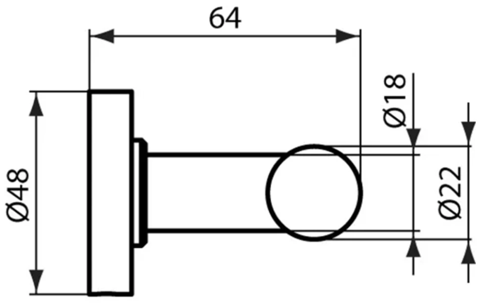 Крючок двойной Ideal Standard IOM A9116AA - фото 3