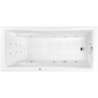 Акриловая ванна Whitecross Palace 0104.180080.100.ULTRA.CR 179,5x80 см, с гидромассажем, белый