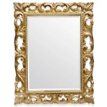 Изображение товара зеркало 75x95 см глянцевое золото tiffany world tw03427oro.brillante