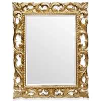 Зеркало 75x95 см глянцевое золото Tiffany World TW03427oro.brillante