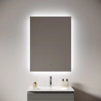 Зеркало Sancos Square 2.0 SQ2.600 60x80 см, с LED-подсветкой, сенсорным выключателем, диммером