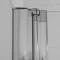 Душевой уголок 100x100 см Cezares ELENA-W-A-1-100-P-Cr-L текстурное стекло - 3