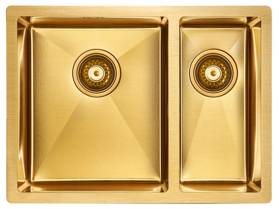 Кухонная мойка Paulmark Zusat золотой матовый PM225944-BGL