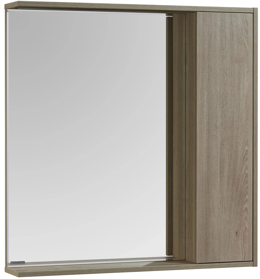 Зеркальный шкаф 80x83,3 см сосна арлингтон R Акватон Стоун 1A228302SX850