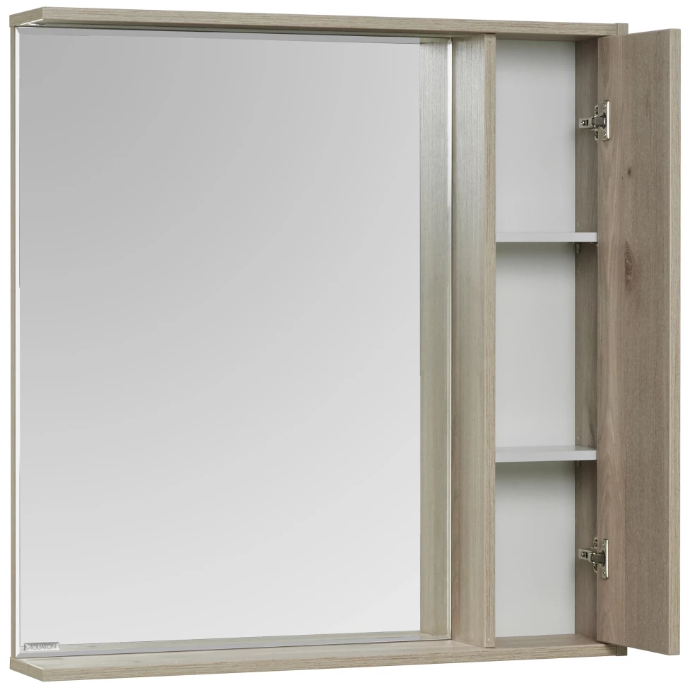 Зеркальный шкаф сосна арлингтон 80х83,3 см Акватон Стоун 1A228302SX850 - фото 2
