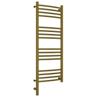 Полотенцесушитель электрический 1000x400 состаренная бронза МЭМ левый, перемычка выгнутая Сунержа Богема 3.0 05-5802-1040