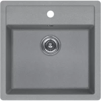 Кухонная мойка KuchenStern Ku-Granit Top 50 105TN10 51,5x51 см, титан