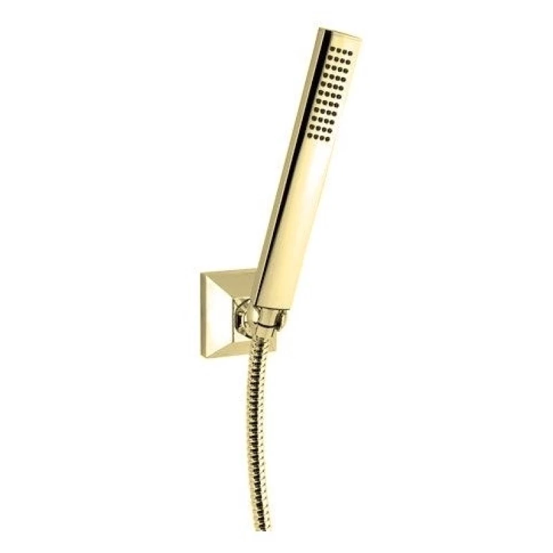 Ручной душ со шлангом 150 см и держателем золото 24 карата Cezares Legend LEGEND-KD-03/24