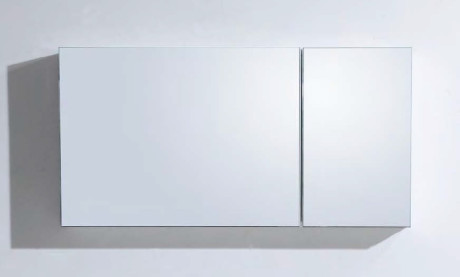 Зеркальный шкаф 100х50 см белый глянец BelBagno BB1000PAC/BL