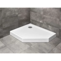 Душевой поддон Radaway Doros PT E Compact SDRPTP9080-05L 90x80 см L, акриловый, пятиугольный, белый