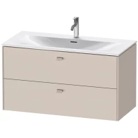 Тумба тауп матовый 102 см Duravit Brioso BR431309191