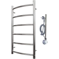 Полотенцесушитель электрический Point Афина П6 PN04148E 800x432, ТЭН левый/правый, хром