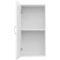 Шкаф одностворчатый Misty Лилия Э-Лил08040-011бф 40x80 см L/R, белый глянец/белый матовый - 6