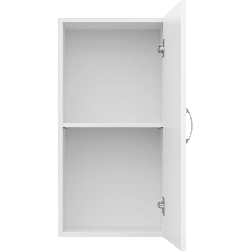 Шкаф одностворчатый Misty Лилия Э-Лил08040-011бф 40x80 см L/R, белый глянец/белый матовый