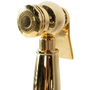 Изображение товара гигиенический душ с держателем и шлангом золото 24 карата cezares atlantis atlantis-u-ifs-03/24