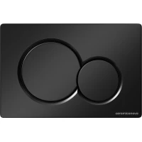 Кнопка смыва Ceramicanova Balance Sphere CN12-003MB для инсталляции, черный матовый