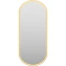 Зеркало Brevita Saturn Saturn-02090-ЧмП 50x115 см, с LED-подсветкой, сенсорным выключателем, золотой матовый - 2