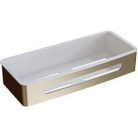 Полка для ванной Knotlor Линия SHS105GD 29 см, золотой матовый