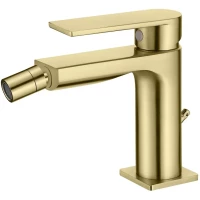 Смеситель для биде AQG Alpha 01ALP200OC золотой матовый