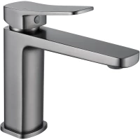 Смеситель для раковины Raffine F0199T оружейная сталь