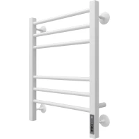 Полотенцесушитель электрический Terminus Сицилия П6 4670078527615 600x480, ТЭН правый, белый матовый