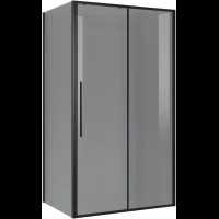 Душевой уголок Niagara NG-85-12TB-TB90-34 120x90 см, профиль черный матовый, стекло тонированное