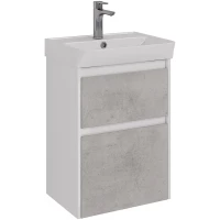 Тумба белый глянец/бетон 47,6 см Lemark Combi LM03C50T-Beton