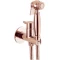 Гигиенический душ Webert Elio EL870302980 со смесителем, розовое золото - 1