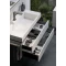 Комплект мебели белый глянец/черный 81,8 см Clarberg Logic LOG0108R + Tol.07.04.D + LOG0206 - 5