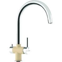 Смеситель для кухни с подключением к фильтру Schock Ares нержавеющая сталь/лунный камень 710443