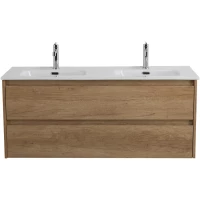 Тумба под раковину BelBagno Kraft KRAFT-1200-2C-SO-2-RNN 120 см, подвесная, Rovere Nebrasca Nature