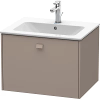 Тумба базальт матовый 62 см Duravit Brioso BR400104343