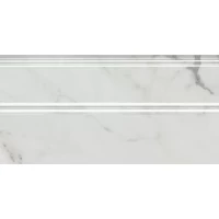 Плинтус Коррер белый глянцевый обрезной 30x15x1,7