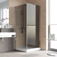 Душевой уголок Vegas Glass EP-Fis LUX 90*120 08 07 R 90x120 см R, профиль хром, стекло графитовое