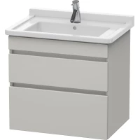 Тумба бетонно-серый матовый 65 см Duravit DuraStyle DS648700707