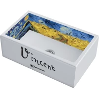 Кухонная мойка Omoikiri Natceramic Mikura 76-Vangogh 4993024 76x46 см, белый