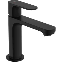 Смеситель для раковины Hansgrohe Rebris S 72520670 CoolStart, без донного клапана, черный матовый