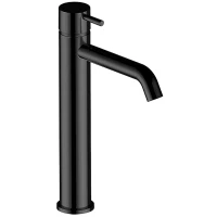 Смеситель для раковины Cisal Less New LN00354040 без донного клапана, черный матовый